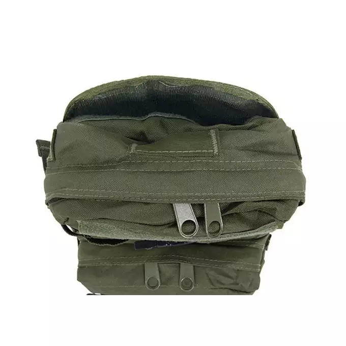 [Zestaw] Jump Plate Carrier V2 (Duży Rozmiar) - Olive [8FIELDS] + Plecak hydracyjny MOLLE - Olive [8FIELDS] + Potrójna ładownica karabinowa z zasobnikiem - Olive [8FIELDS] + Nerka zrzutowa do kamizelki Mod.2 - Olive [8FIELDS] + Duża zrywalna ładownica medyczna - Olive [8FIELDS]