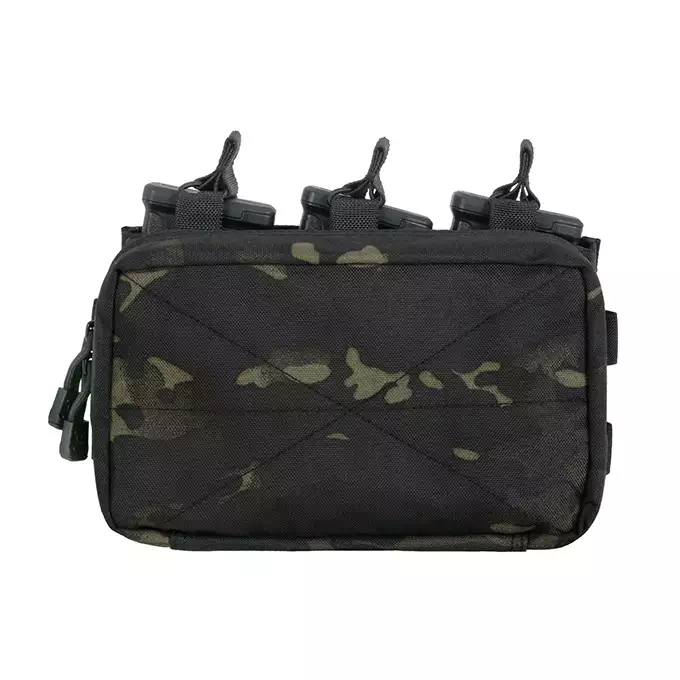 [Zestaw] Jump Plate Carrier V2 (Duży Rozmiar) - MB [8FIELDS] + Plecak hydracyjny MOLLE - MB [8FIELDS] + Potrójna ładownica karabinowa z zasobnikiem - MB [8FIELDS] + Nerka zrzutowa do kamizelki Mod.2 - MB [8FIELDS] + Duża zrywalna ładownica medyczna - Black [8FIELDS]