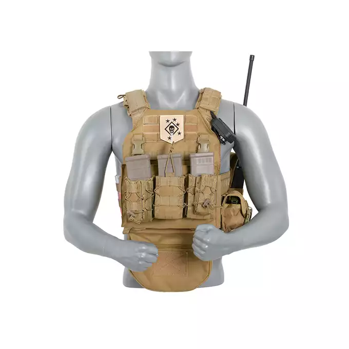 [Zestaw] Jump Plate Carrier V2 (Duży Rozmiar) - Olive [8FIELDS] + Plecak hydracyjny MOLLE - Olive [8FIELDS] + Potrójna ładownica karabinowa z zasobnikiem - Olive [8FIELDS] + Nerka zrzutowa do kamizelki Mod.2 - Olive [8FIELDS] + Duża zrywalna ładownica medyczna - Olive [8FIELDS]