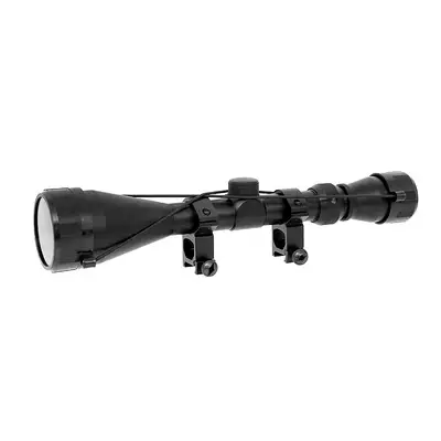 [Zestaw] MB05AE Upgraded Version - Black [WELL] + Luneta 3-9x50 z wysokimi pierścieniami montażowymi [PCS] + Stalowy Dwójnóg teleskopowy do karabinów snajperskich - Black [AGM]