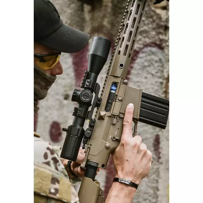 [Zestaw] MB01AE Upgraded Version - Black [WELL] + Luneta MARKSMAN 3.5-10X44 - black [Vector Optics] + Stalowy Dwójnóg teleskopowy do karabinów snajperskich - Black [AGM]