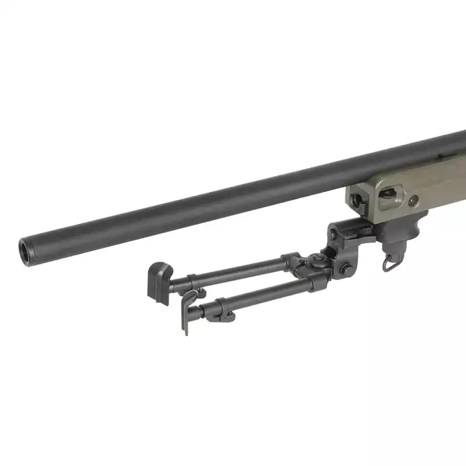 [Zestaw] MB01AE Upgraded Version - Black [WELL] + Luneta MARKSMAN 3.5-10X44 - black [Vector Optics] + Stalowy Dwójnóg teleskopowy do karabinów snajperskich - Black [AGM]