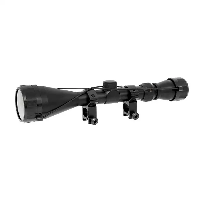 [Zestaw] MB05AE Upgraded Version - Black [WELL] + Luneta 3-9x50 z wysokimi pierścieniami montażowymi [PCS] + Stalowy Dwójnóg teleskopowy do karabinów snajperskich - Black [AGM]