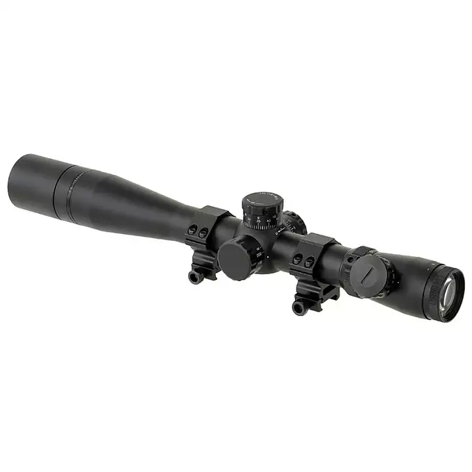 [Zestaw] MB08AE Upgraded Version - Black [WELL] + Luneta M3 3.5-10x40 z podświetlanym krzyżem Military version [PCS] + Stalowy Dwójnóg teleskopowy do karabinów snajperskich - Black [AGM]