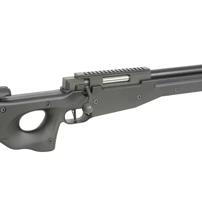 [Zestaw] MB01AE Upgraded Version - Black [WELL] + Luneta MARKSMAN 3.5-10X44 - black [Vector Optics] + Stalowy Dwójnóg teleskopowy do karabinów snajperskich - Black [AGM]