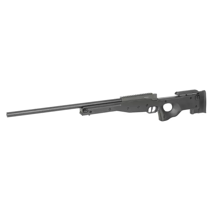 [Zestaw] MB01AE Upgraded Version - Black [WELL] + Luneta MARKSMAN 3.5-10X44 - black [Vector Optics] + Stalowy Dwójnóg teleskopowy do karabinów snajperskich - Black [AGM]