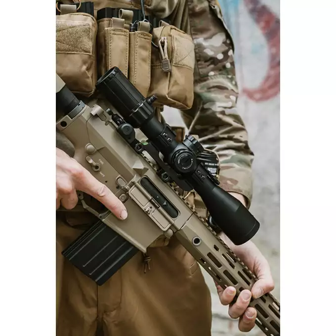 [Zestaw] MB01AE Upgraded Version - Black [WELL] + Luneta MARKSMAN 3.5-10X44 - black [Vector Optics] + Stalowy Dwójnóg teleskopowy do karabinów snajperskich - Black [AGM]