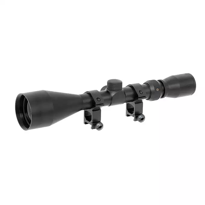 [Zestaw] MB05AE Upgraded Version - Black [WELL] + Luneta 3-9x50 z wysokimi pierścieniami montażowymi [PCS] + Stalowy Dwójnóg teleskopowy do karabinów snajperskich - Black [AGM]