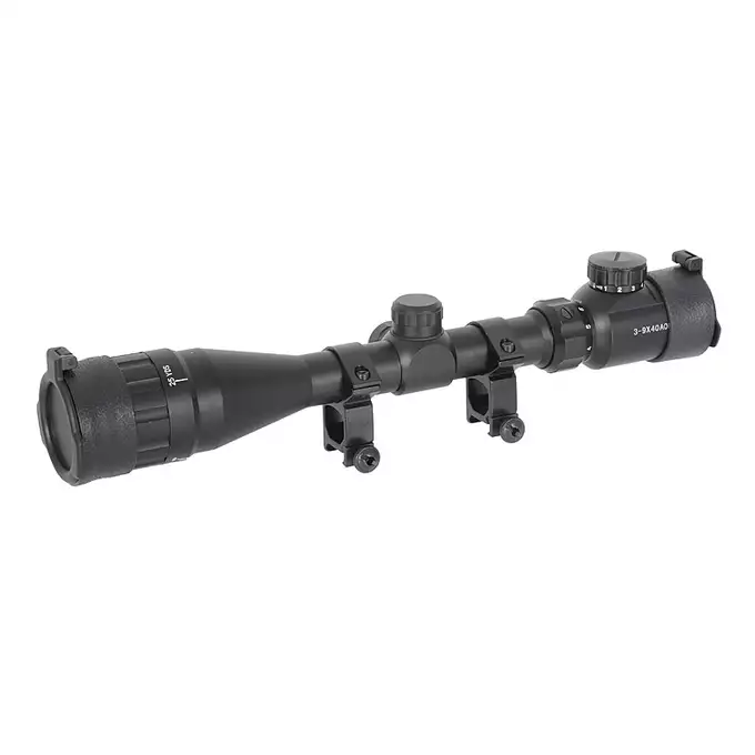 [Zestaw] MB05AE Upgraded Version - Black [WELL] + Luneta 3-9x40AOE z regulacją paralaksy [PCS]