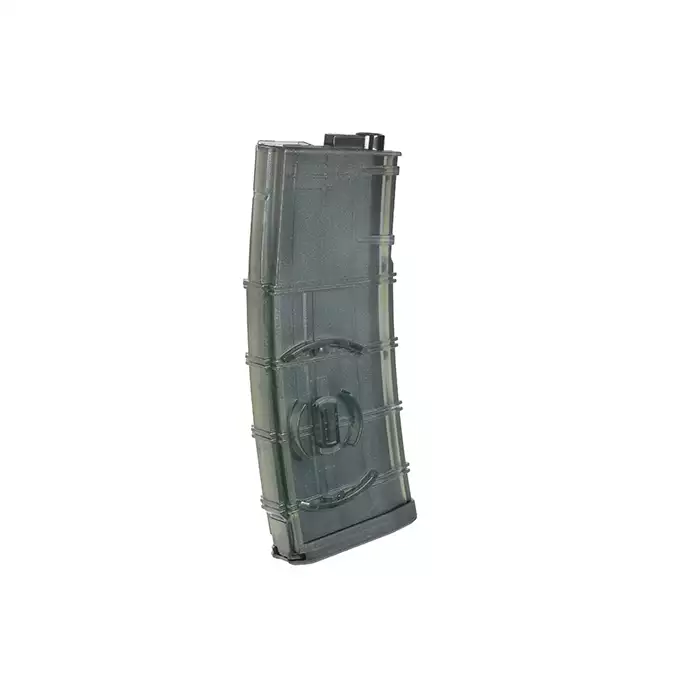 [Zestaw] Półprzezroczysty magazynek na 150 kulek do AR15/M4 [BattleAxe]