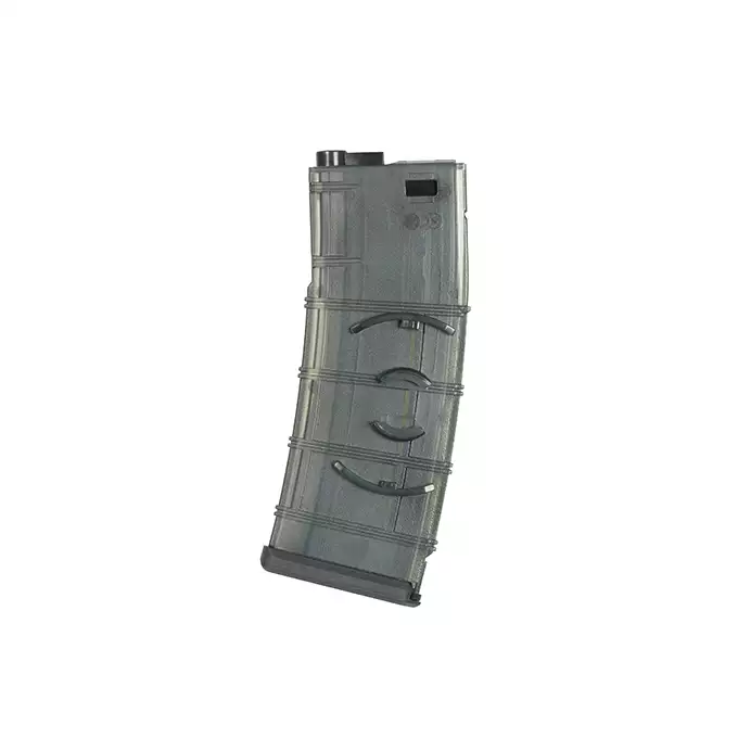 [Zestaw] Półprzezroczysty magazynek na 150 kulek do AR15/M4 [BattleAxe]