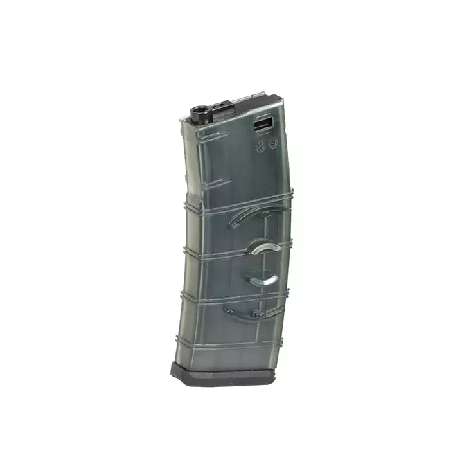 [Zestaw] Półprzezroczysty magazynek na 150 kulek do AR15/M4 [BattleAxe]