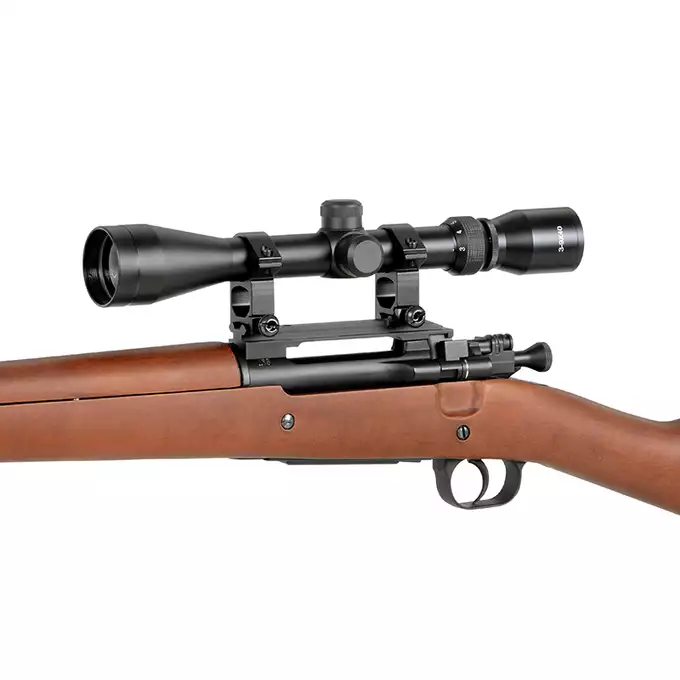 [Zestaw] Replika karabinu powtarzalnego M1903A3  - (ABS Stock Version) [S&amp;T] + Montaż pod lunetę do karabinu M1903A3 [S&amp;T]
