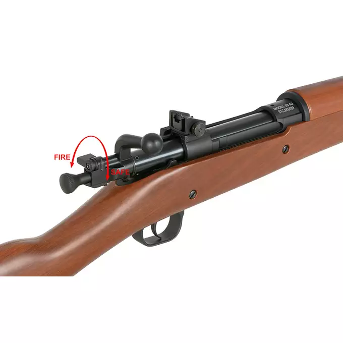 [Zestaw] Replika karabinu powtarzalnego M1903A3  - (ABS Stock Version) [S&amp;T] + Montaż pod lunetę do karabinu M1903A3 [S&amp;T]