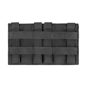 Elastic Triple M4/M16 Magazine Pouch - Black [8FIELDS]