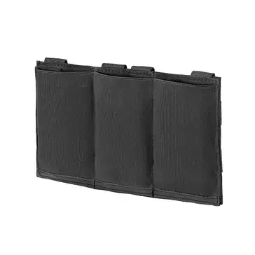 Elastic Triple M4/M16 Magazine Pouch - Black [8FIELDS]