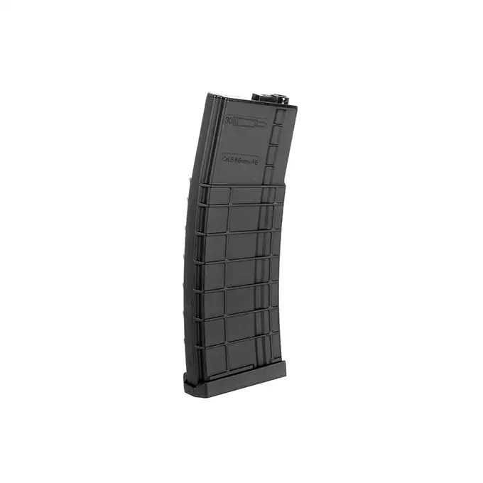 [Zestaw] Polimerowy magazynek 200 kulek 416/AR15 - Black [BattleAxe]