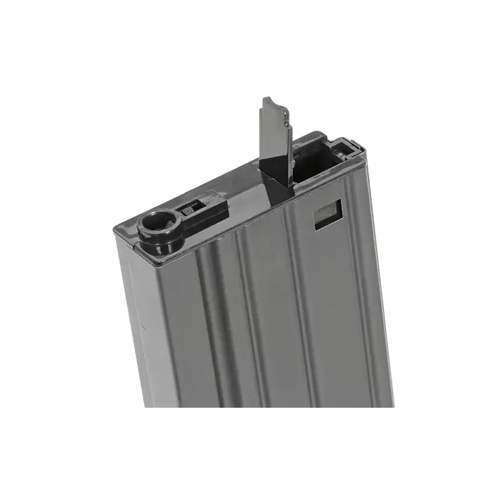 [Zestaw] Magazynek Hi-Cap (Battle Worn) na 400 kulek do SR25 - Black [BattleAxe]