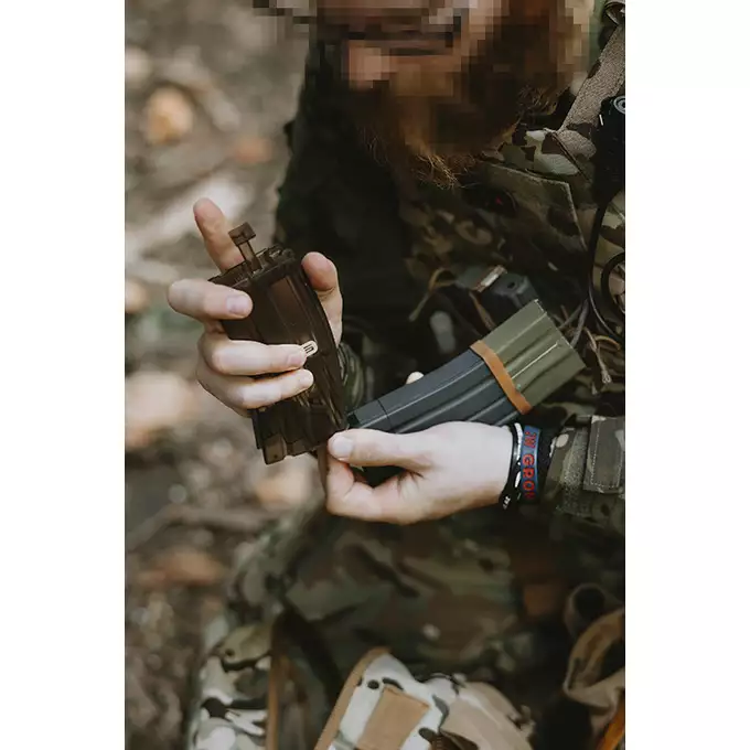 [Zestaw] Magazynek AR15 Green Gaz do karabinków gazowych CGS, MWS - Black [CGS]