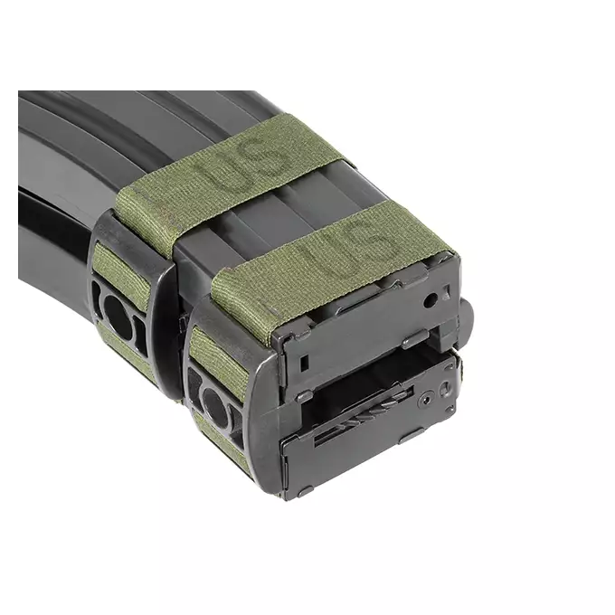 [Zestaw] Elektryczny podwójny magazynek na 1000 kulek do M4/M16 - Grey [BattleAxe]