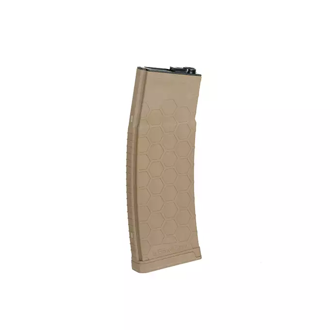 [Zestaw] Polimerowy magazynek 450 kulek AR15/SCAR16/TAVOR/ARX100 - Tan [BattleAxe]