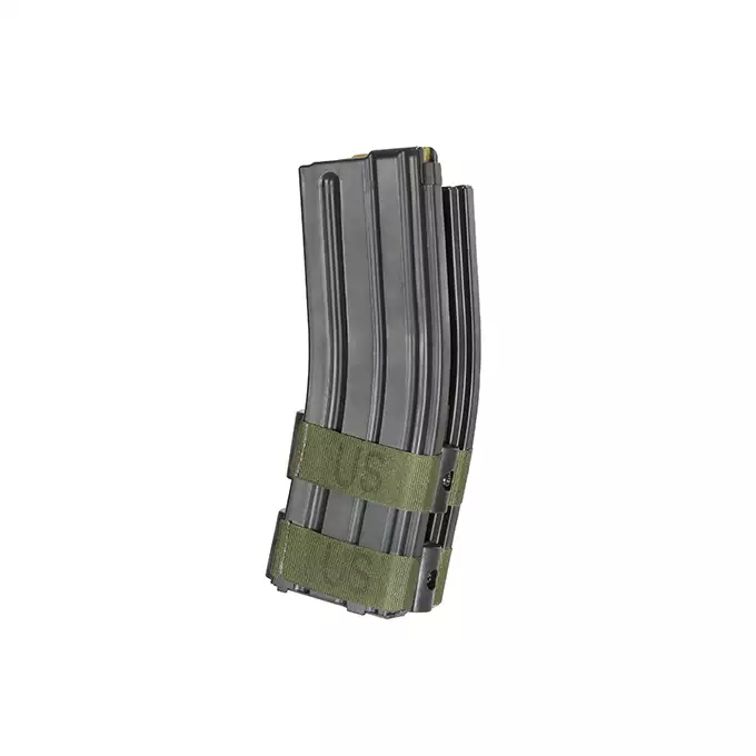 [Zestaw] Elektryczny podwójny magazynek na 1000 kulek do M4/M16 - Grey [BattleAxe]