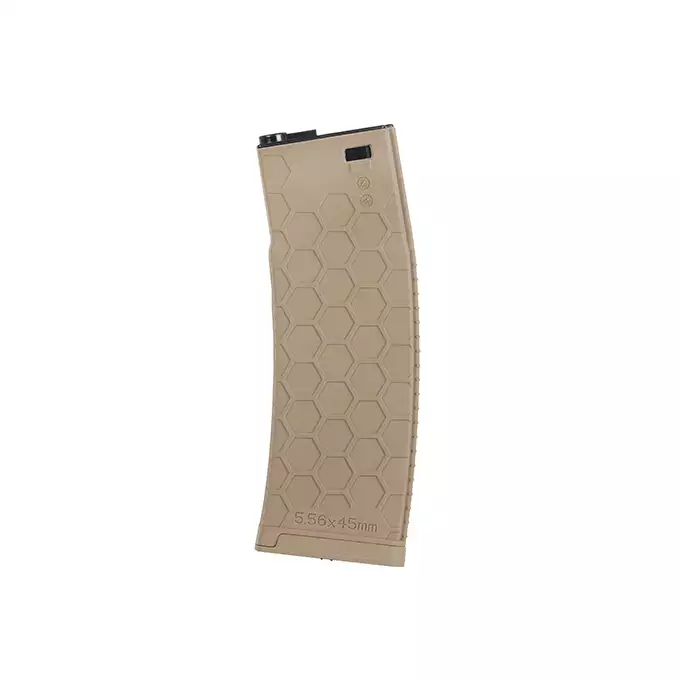 [Zestaw] Polimerowy magazynek 450 kulek AR15/SCAR16/TAVOR/ARX100 - Tan [BattleAxe]