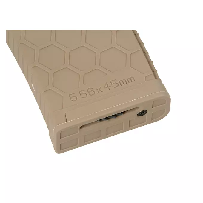 [Zestaw] Polimerowy magazynek 450 kulek AR15/SCAR16/TAVOR/ARX100 - Tan [BattleAxe]