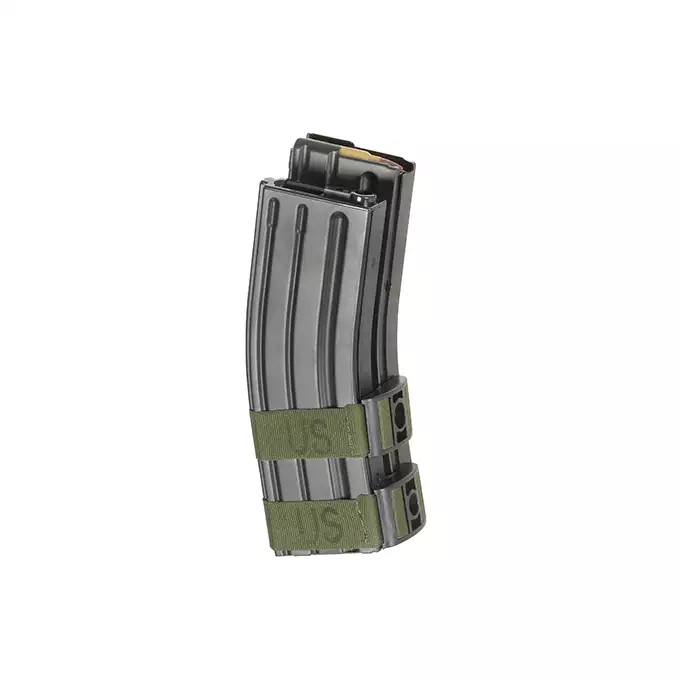 [Zestaw] Elektryczny podwójny magazynek na 1000 kulek do M4/M16 - Grey [BattleAxe]
