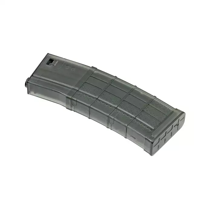 [Zestaw] Polimerowy magazynek 200 kulek 416/SCAR16/AR15 - Translucent [BattleAxe]