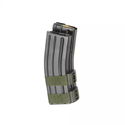 [Zestaw] Elektryczny podwójny magazynek na 1000 kulek do M4/M16 - Grey [BattleAxe]