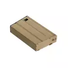 [Zestaw] 75-kulkowy stalowy magazynek do AR-15 - Tan [BattleAxe]
