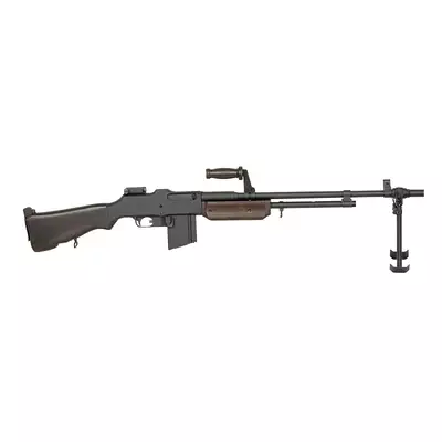 [Zestaw] Replika karabinu maszynowego M1918 BAR - Real Wood [S&amp;T] + Magazynek na 160 kulek do M1918 BAR [S&amp;T]