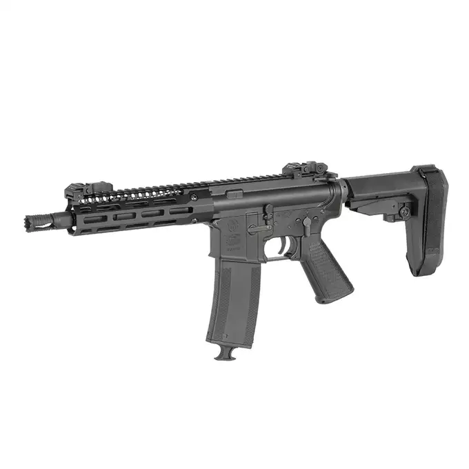 [Zestaw] Replika karabinka TROY SOCC PDW - Black [EMG] + Zestaw 2 magazynków Troy BattleMag na 220 kulek do M4/AR15 [EMG]