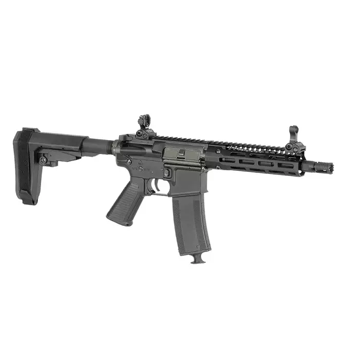 [Zestaw] Replika karabinka TROY SOCC PDW - Black [EMG] + Zestaw 2 magazynków Troy BattleMag na 220 kulek do M4/AR15 [EMG]