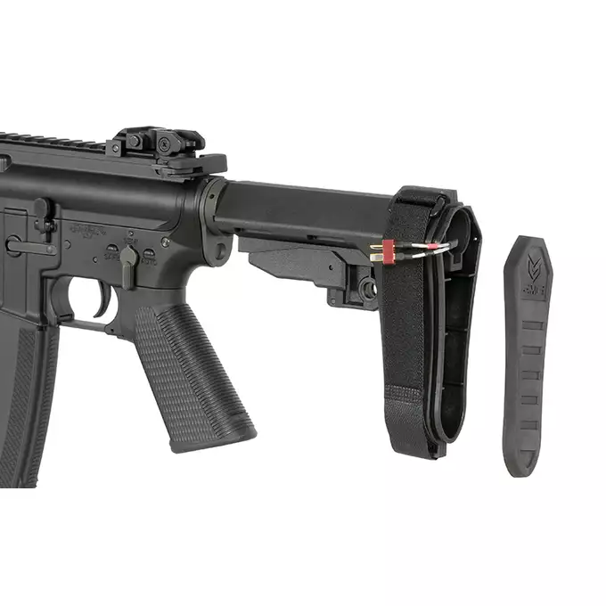 [Zestaw] Replika karabinka TROY SOCC PDW - Black [EMG] + Zestaw 2 magazynków Troy BattleMag na 220 kulek do M4/AR15 [EMG]
