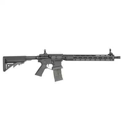 [Zestaw] Replika karabinka Lancer Systems 16" L15 Defense - Black [EMG] + Magazynek LANCER L5 AWM 5.56x45 na 220 kulek do M4/AR15 [EMG]