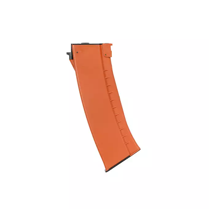 [Zestaw] Replika Karabinka AK-74N Sports Line AEG [S&amp;T] + Polimerowy magazynek mid-cap na 150 kulek do AK74/AK105 - Orange [S&amp;T]