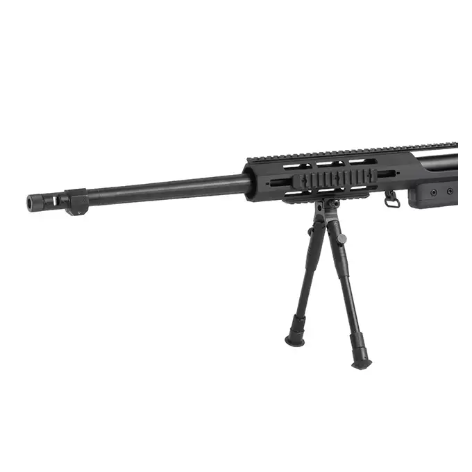 [Zestaw] MB03AE Upgraded Version (520 FPS) - Black [WELL] + Celownik optyczny 3-9X50AOEG - Black [PCS] + Regulowany dwójnóg na szynę RIS - krótki [PJ]