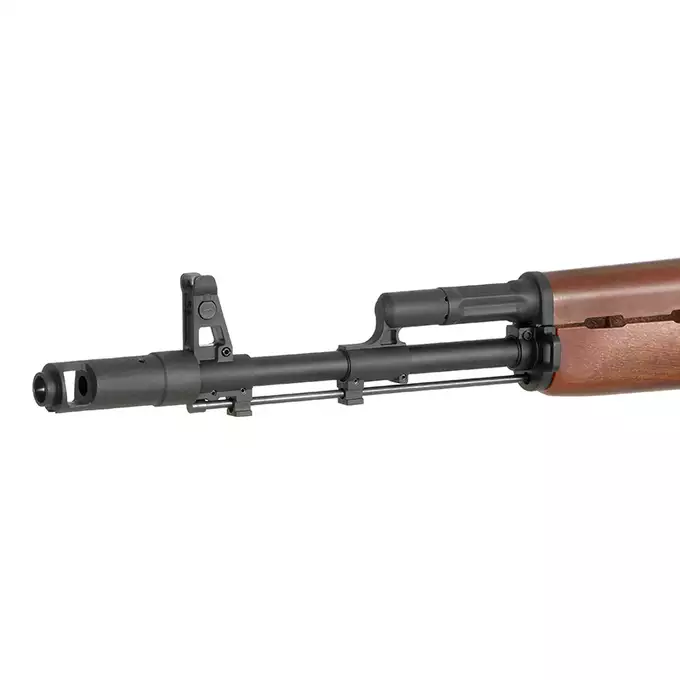 [Zestaw] Replika Karabinka AK-74N Sports Line AEG [S&amp;T] + Polimerowy magazynek mid-cap na 150 kulek do AK74/AK105 - Orange [S&amp;T]