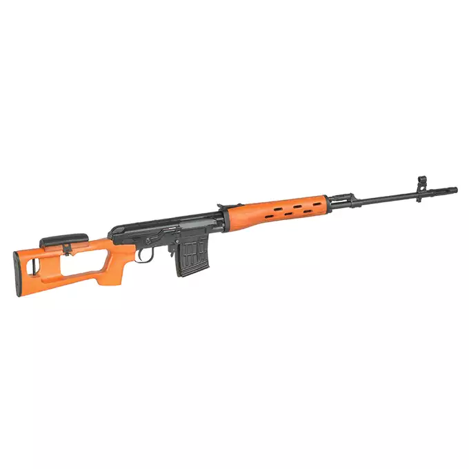 [Zestaw] Replika karabinu wyborowego SWD Spring (Real wood) [Snow Wolf] + Magazynek SVD 80 kulek Mid-Cap - Black [Snow Wolf]