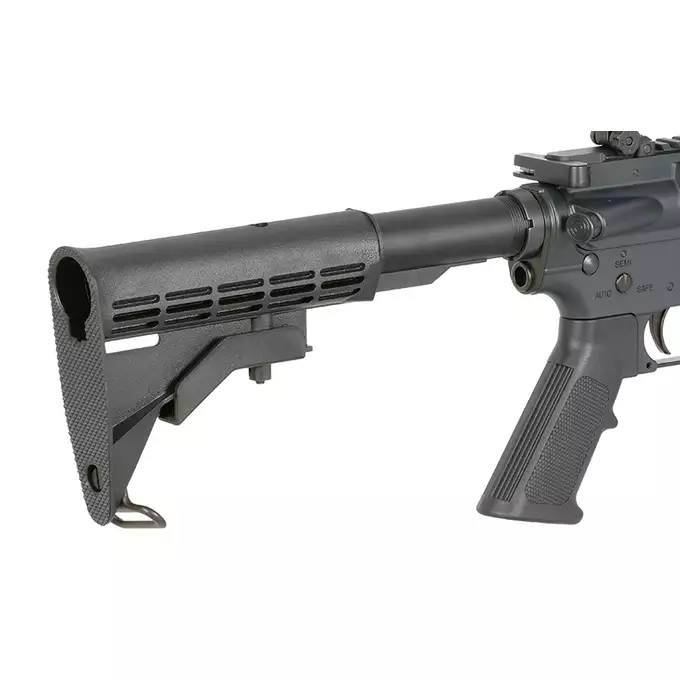 [Zestaw] Replika Gazowa Karabinka M4A1 10.5" CQB - Black [CGS]