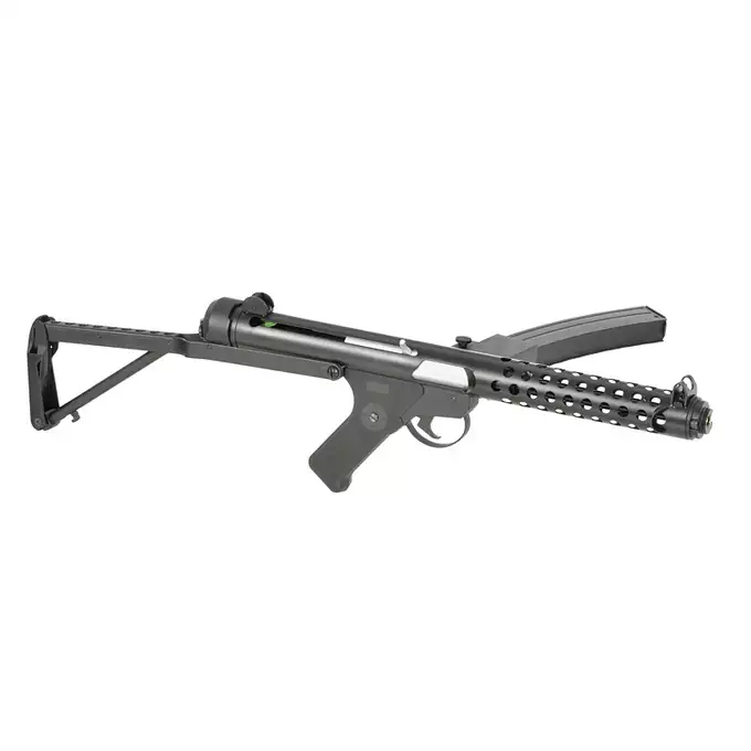 [Set] MK4 Sterling Submachine gun replica - Black [S&amp;T] + 110rd Mid-Cap Magazine for S&amp;T Sterling - Black [S&amp;T]