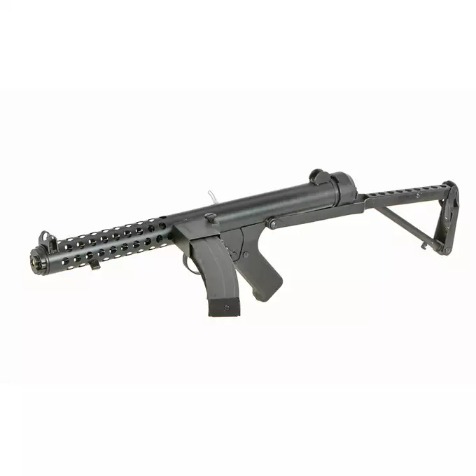 [Set] MK4 Sterling Submachine gun replica - Black [S&amp;T] + 110rd Mid-Cap Magazine for S&amp;T Sterling - Black [S&amp;T]