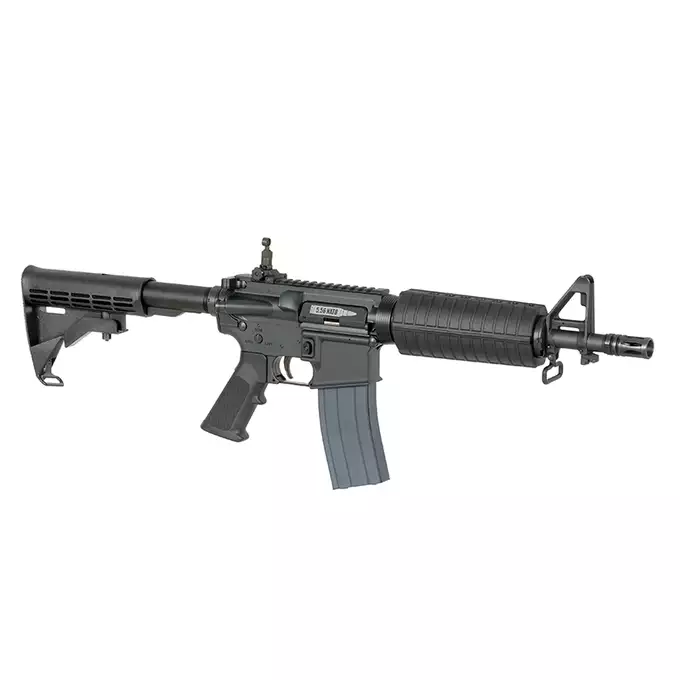 [Zestaw] Replika Gazowa Karabinka M4A1 10.5" CQB - Black [CGS] + Airsoft Green Gas 1000ml [Pro Tech Guns] + Magazynek AR15 Green Gaz do karabinków gazowych CGS, MWS - Black [CGS]