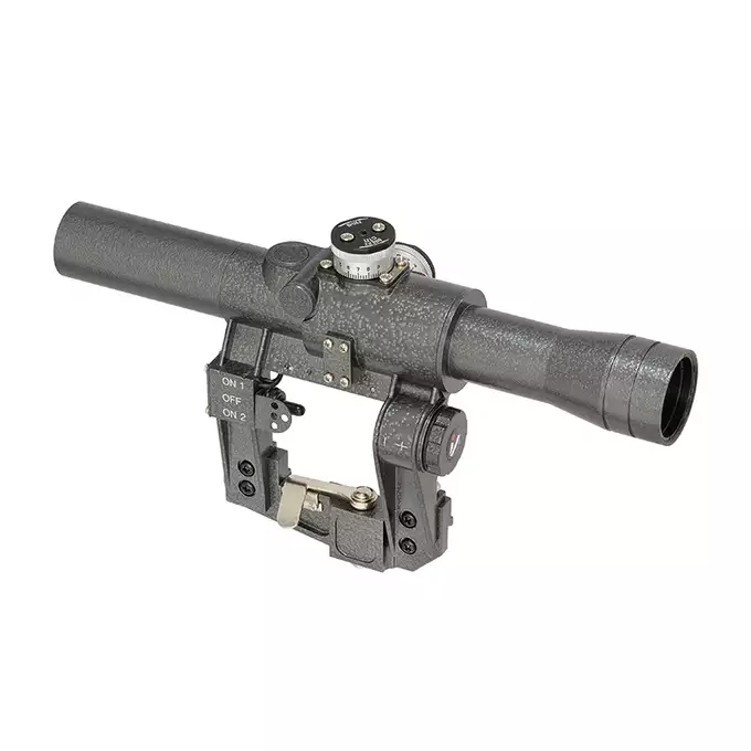 [Zestaw] Replika elektryczna karabinu wyborowego SWD - Real Wood [A&amp;K] + Luneta Victoptics SVD 4X24 FFP [Vector Optics]