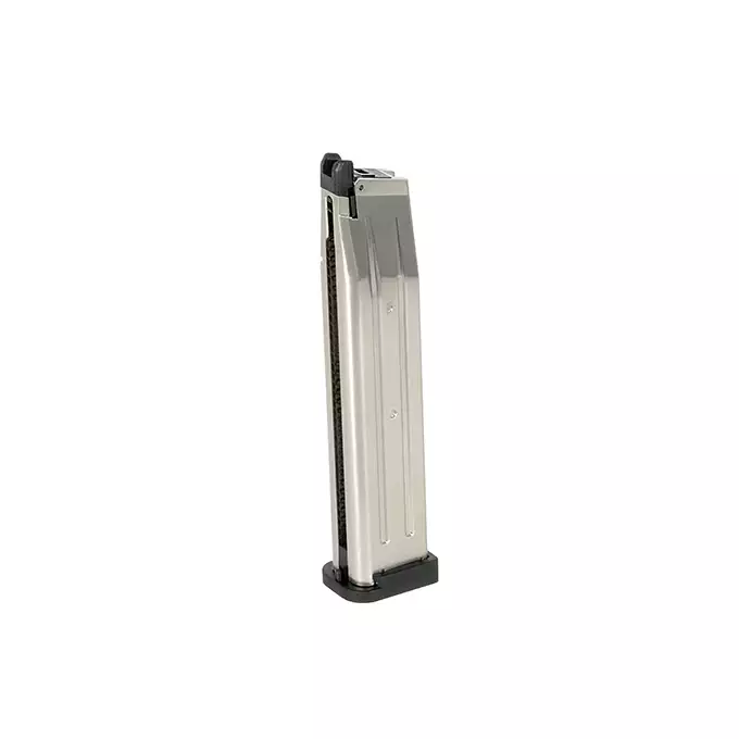 [Zestaw] Długi magazynek do modeli Hi-Capa R501/R603/R604 - Silver [Army Armament]