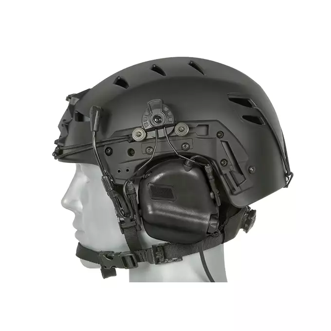 [Set] M32H Electronic Communication Hearing Protector for EXF Helmets - BK + Earmor M16 Headset Adapter Mount M31 / M32 - Black [EARMOR]