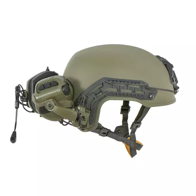 [Zestaw] M32H Aktywne ochronniki słuchu z mikrofonem na hełm FAST - BK [EARMOR] + Uchwyty adaptera zestawu słuchawkowego Earmor M16 do M31 / M32 - Black [EARMOR]