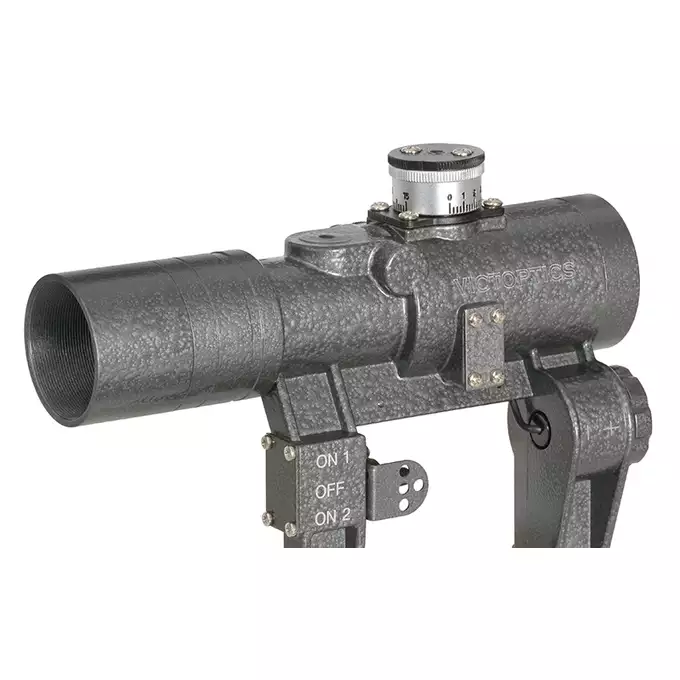 [Set] AK-74 ASK201 Battle Worn Airsoft Rifle [APS] + SVD, AK Red dot sight 1x28x40 - black [Vector Optics]